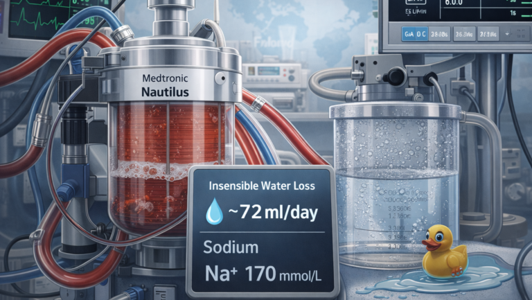 Determination of Insensible Water Loss and Sodium Accumulation Behavior from the Medtronic Nautilus ECMO Oxygenator: An In Vitro Study