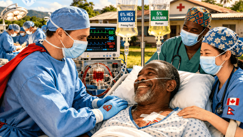 Global Cardiac Surgery Team Comparing HES vs Albumin