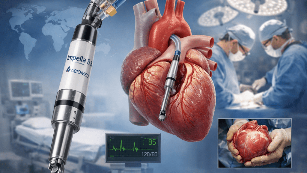 Global Bridge to Heart Transplant With Prolonged Impella 5.5 Support