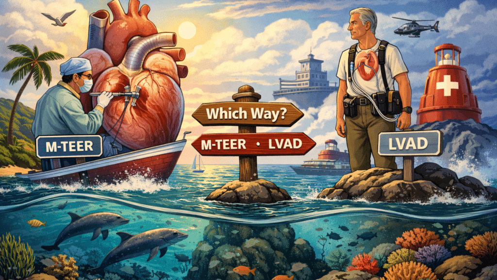 OCEAN Trial Crossroads: M-TEER in Advanced Heart Failure