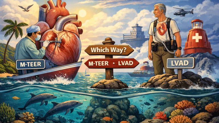 OCEAN Trial Crossroads: M-TEER in Advanced Heart Failure