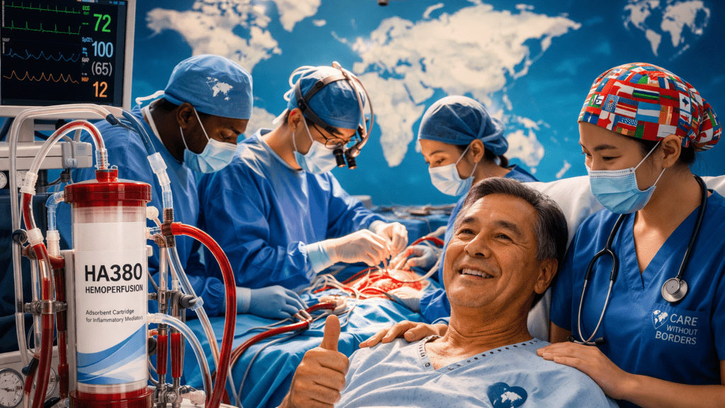 The Combined Use of HA380 Hemoperfusion